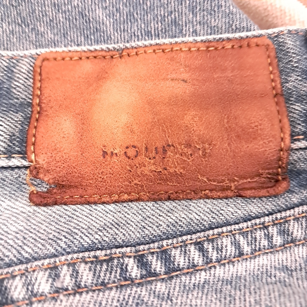 Moussy Vintage Keller Taper Jeans Cropped Blue 29 - Picture 9 of 11